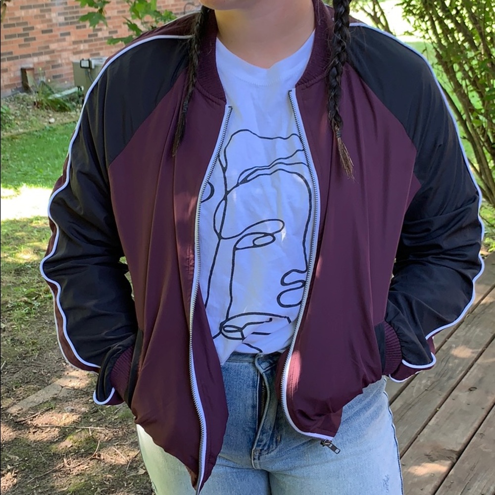 Zine bomber jacket